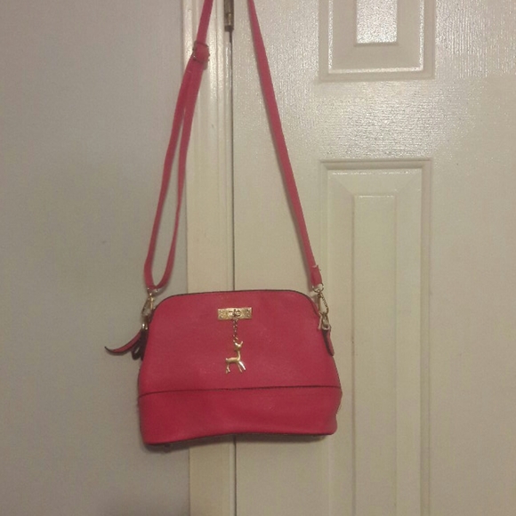 Pink crossbody bag - Picture 1 of 5